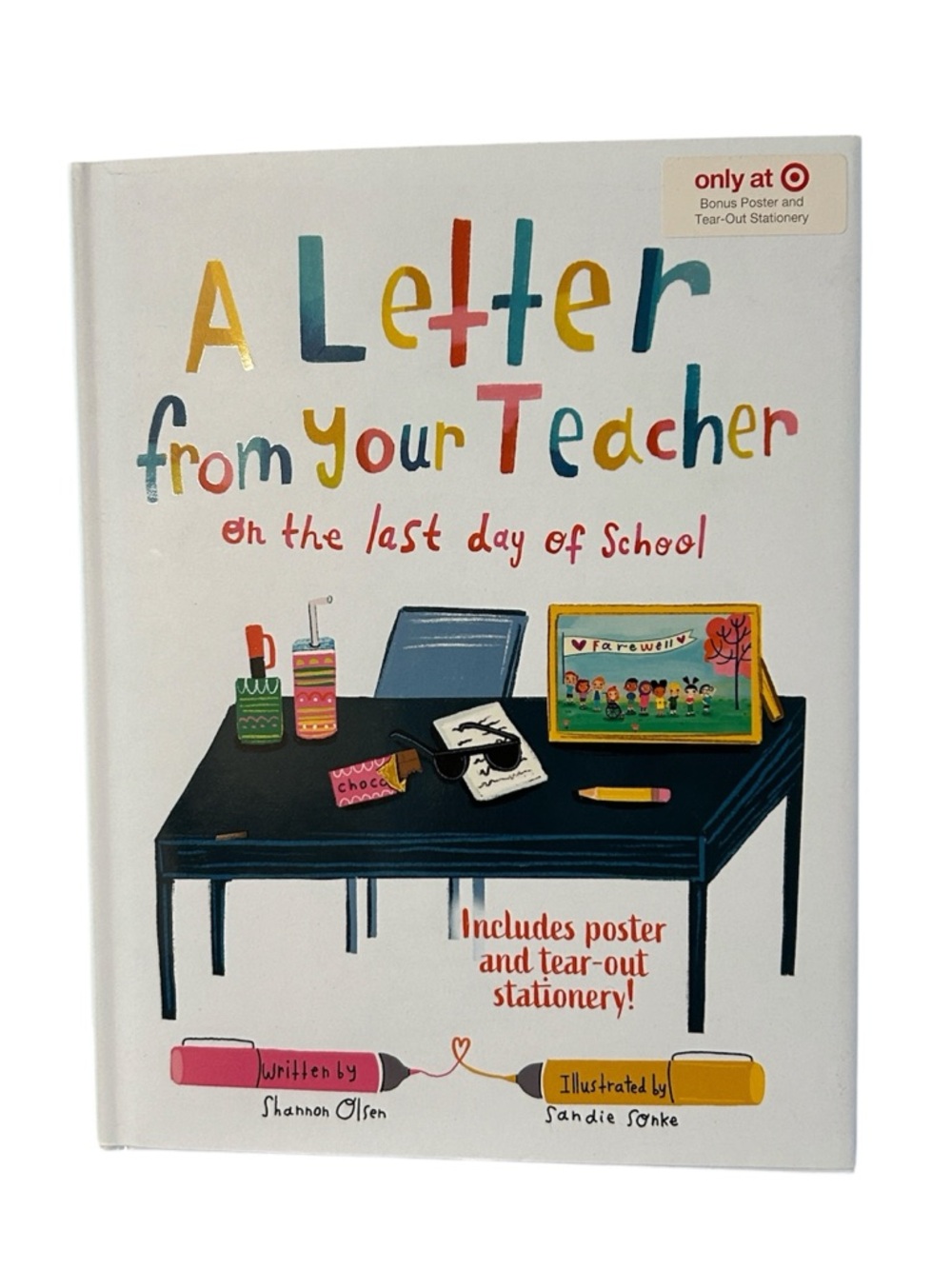 A Letter From Your Teacher on The Last Day of School Kids hardcover book NEW